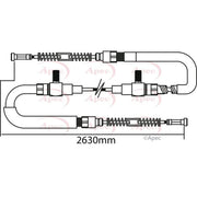 Apec Handbrake Cable Left Rear CAB1271