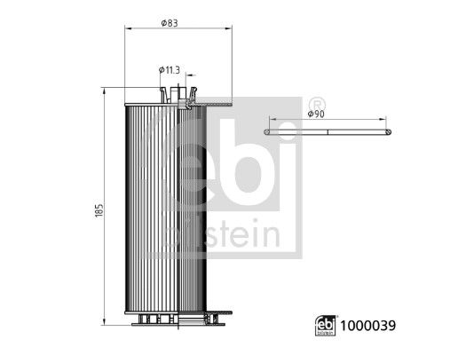 Febi Fuel Filter Element