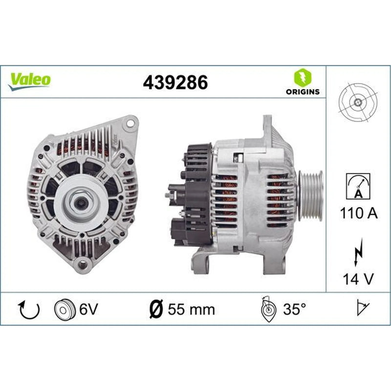 Valeo Car Alternator 12V 439286