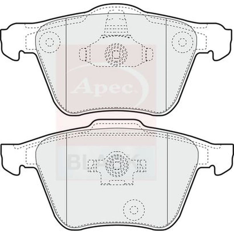 Apec Front Brake Pad Set PAD1335B