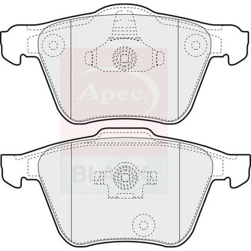 Apec Front Brake Pad Set PAD1335B