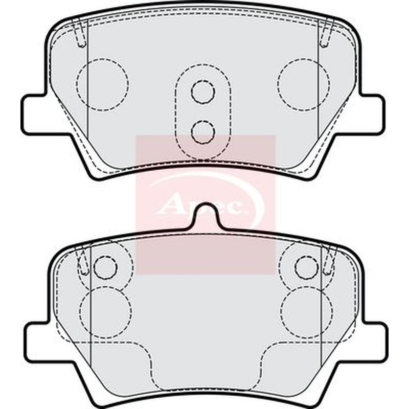 Apec Rear Brake Pad Set PAD2251