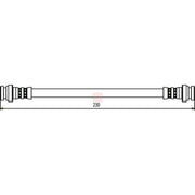 Apec Brake Hydraulic Hose Line Rear HOS3301