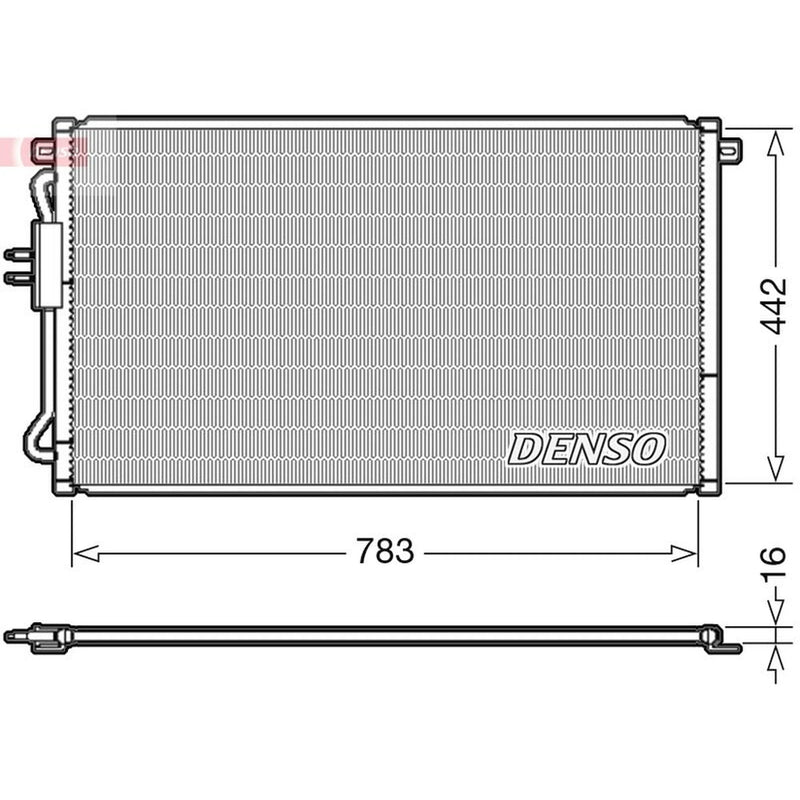 Denso Air Conditioning Condenser DCN06015