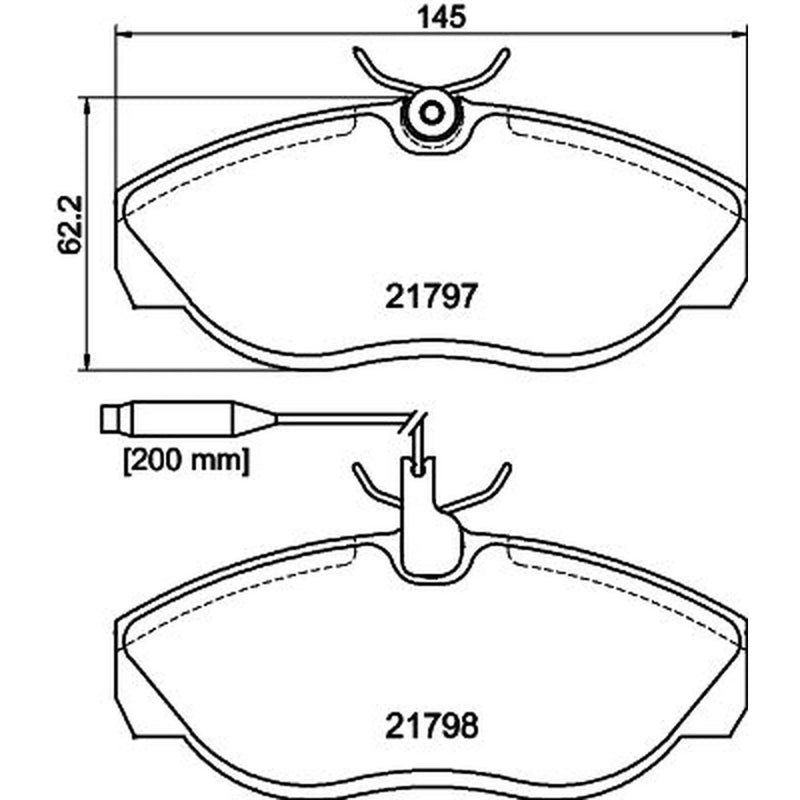 Mintex Front Brake Pad Set MDB1703