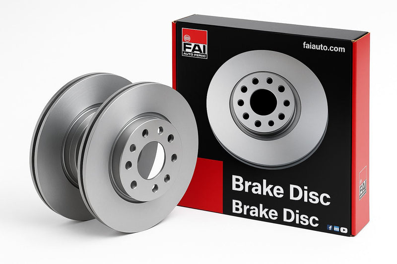 FAI 2 x Solid Rear Brake Discs BD642