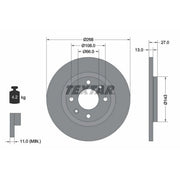 Textar 2 x Front Brake Discs 92089103