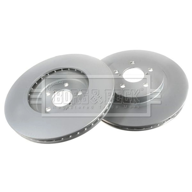 Borg & Beck 2 x Vented Front Brake Discs BBD5597