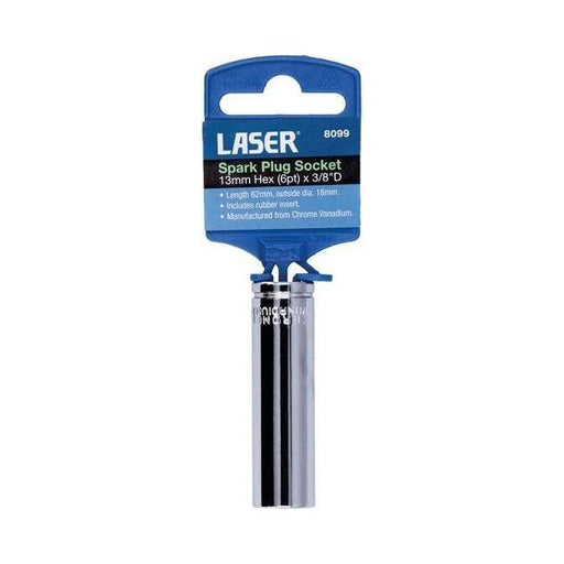 Laser Spark Plug Socket 13mm 3/8"D 8099 Laser  - Town Parts