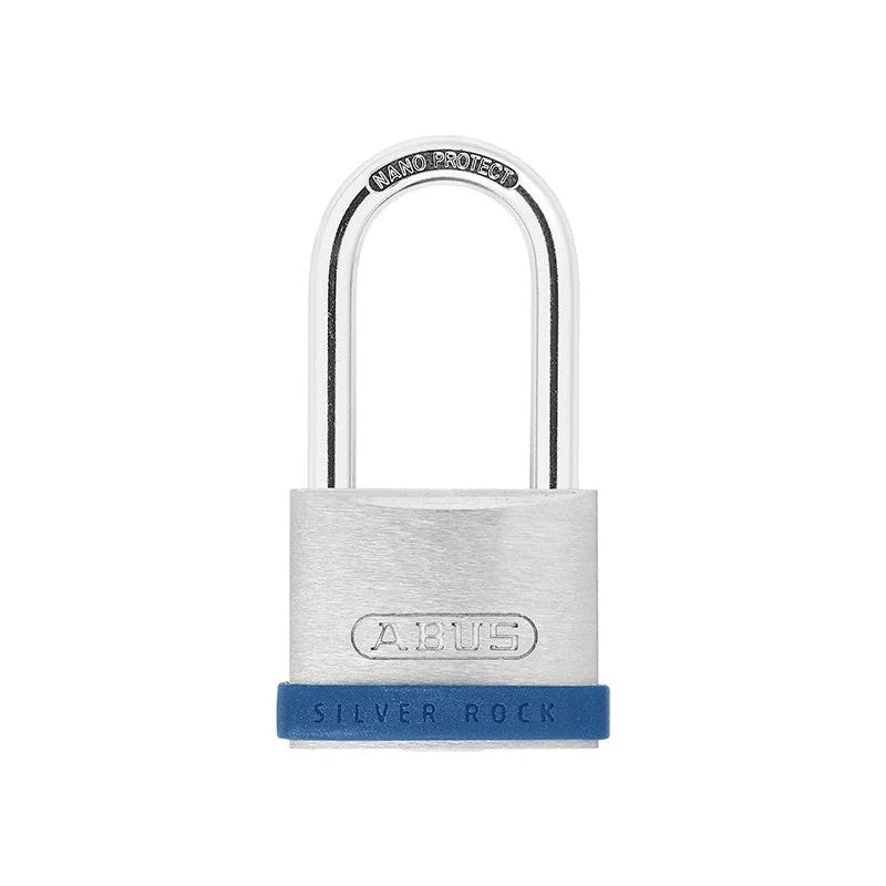 ABUS Mechanical 40mm Silver Rock™ 5 Padlock Long Shackle 40mm Keyed Alike