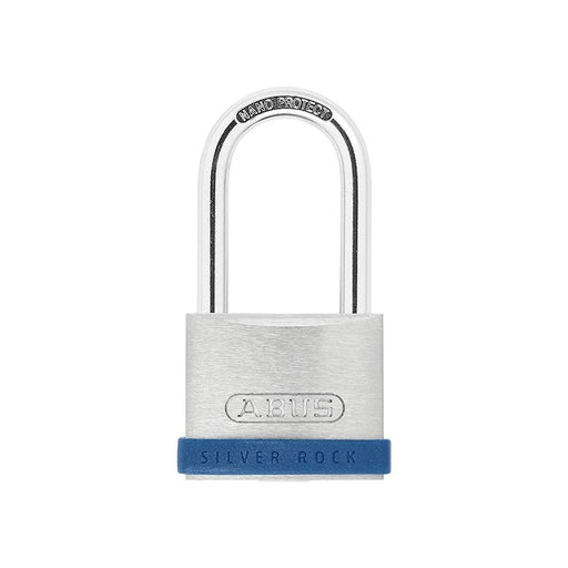 ABUS Mechanical 40mm Silver Rock™ 5 Padlock Long Shackle 40mm Keyed Alike