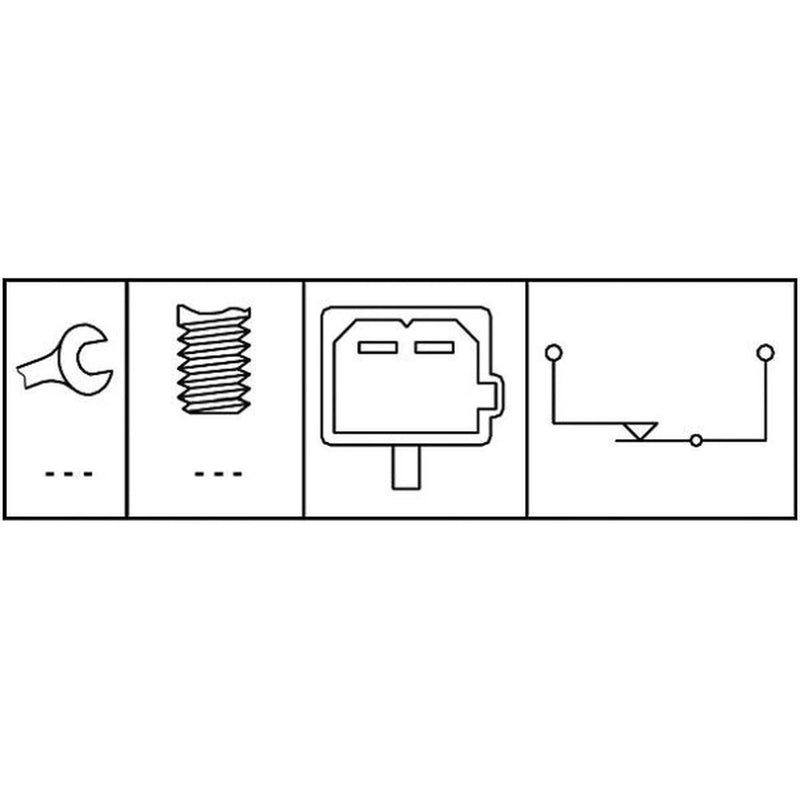 Hella Brake Light Switch 6DD 008 622-721