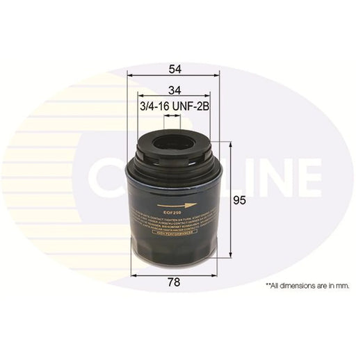 Comline Engine Oil Filter EOF250