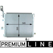 Mahle Air Conditioning Condenser AC 432 000P