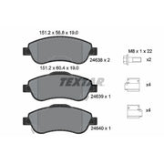 Textar Front Brake Pad Set 2463801