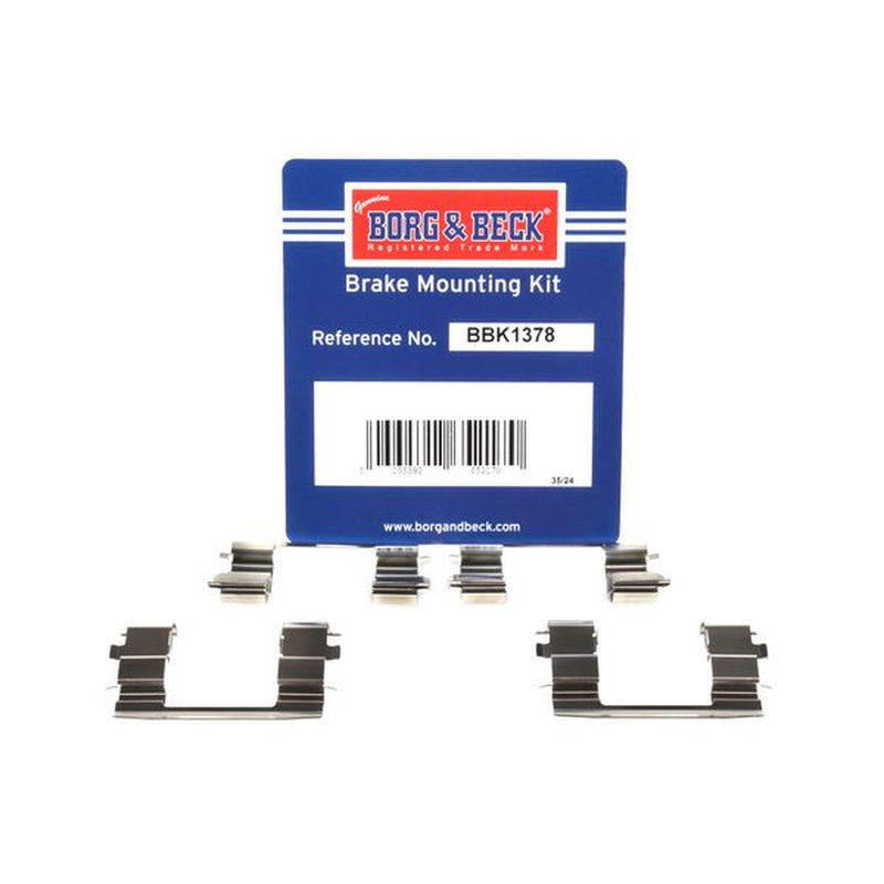Borg & Beck Brake Pad Accessory Fitting Kit Front BBK1378
