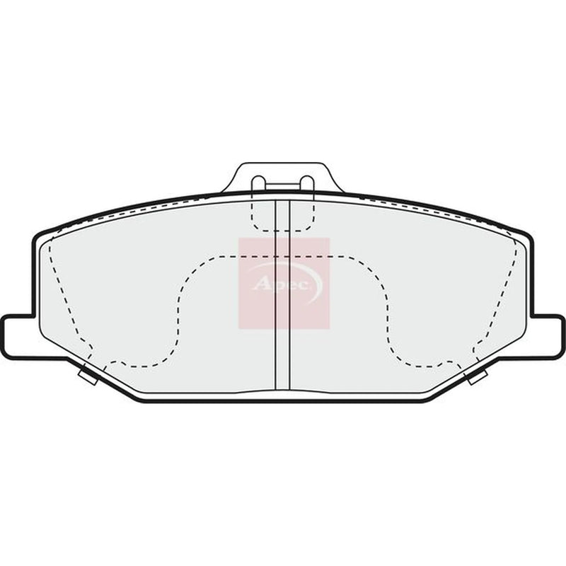 Apec Front Brake Pad Set PAD1123