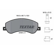 Textar Front Brake Pad Set 2448404