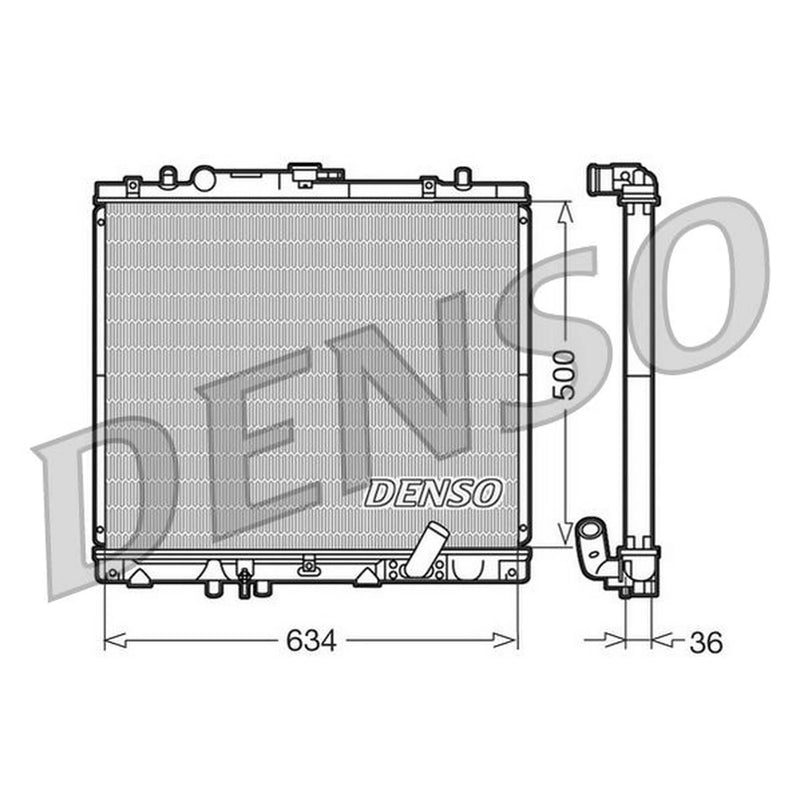 Denso Engine Radiator DRM45020