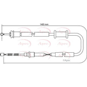 Apec Handbrake Cable Left Rear CAB1160