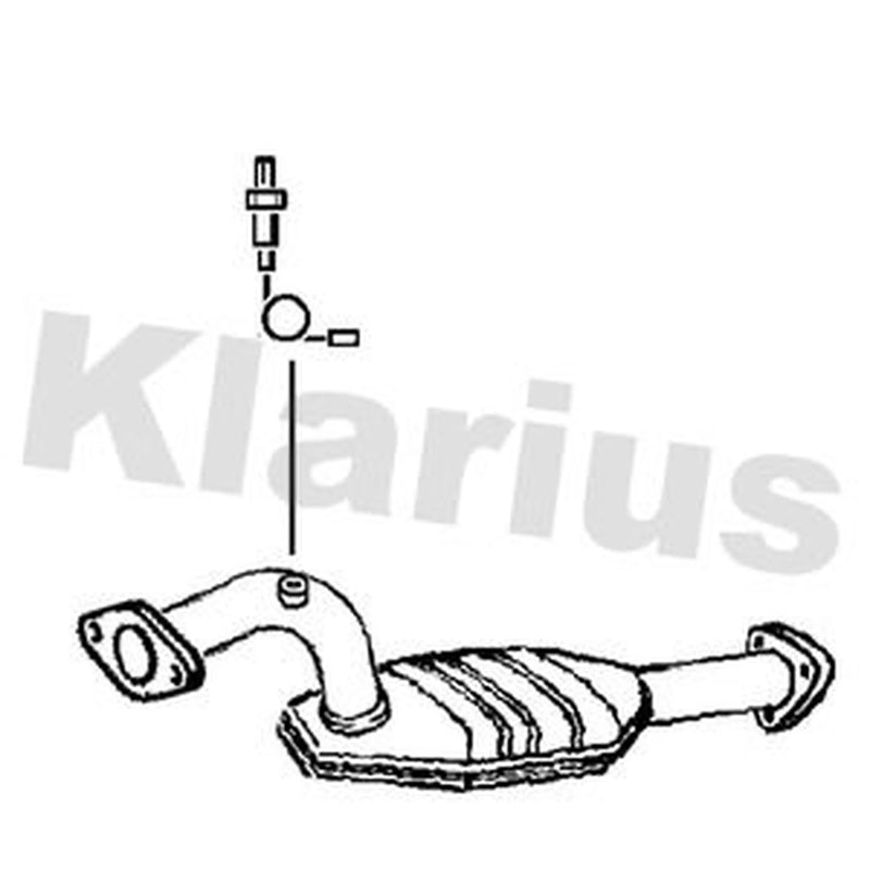 Klarius Catalyst Type Approved With Pipe 312474