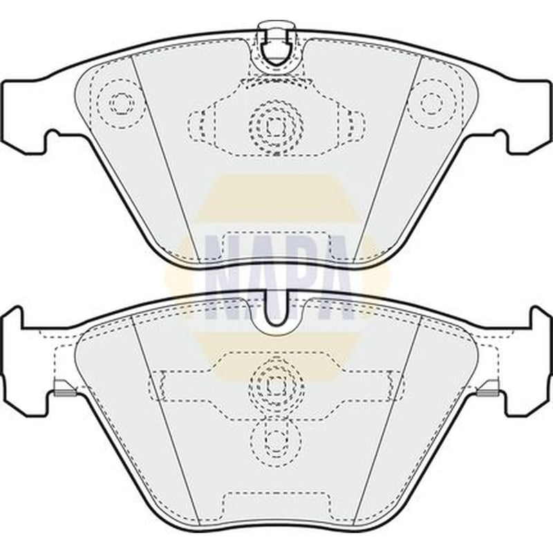 NAPA Front Brake Pad Set NBP1565
