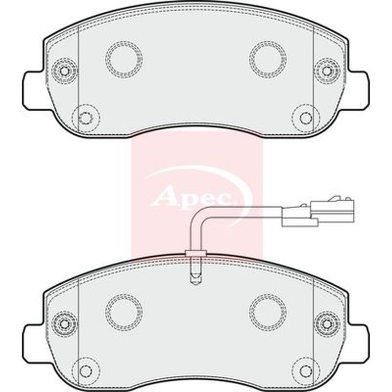 Apec Front Brake Pad Set PAD1797