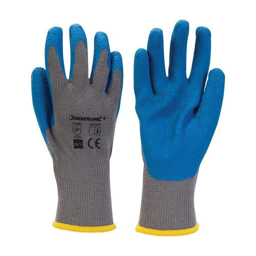Silverline Latex Builders Gloves XL 10 Silverline  - Town Parts