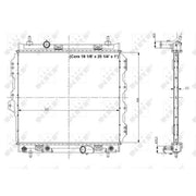 NRF Engine Radiator 56018
