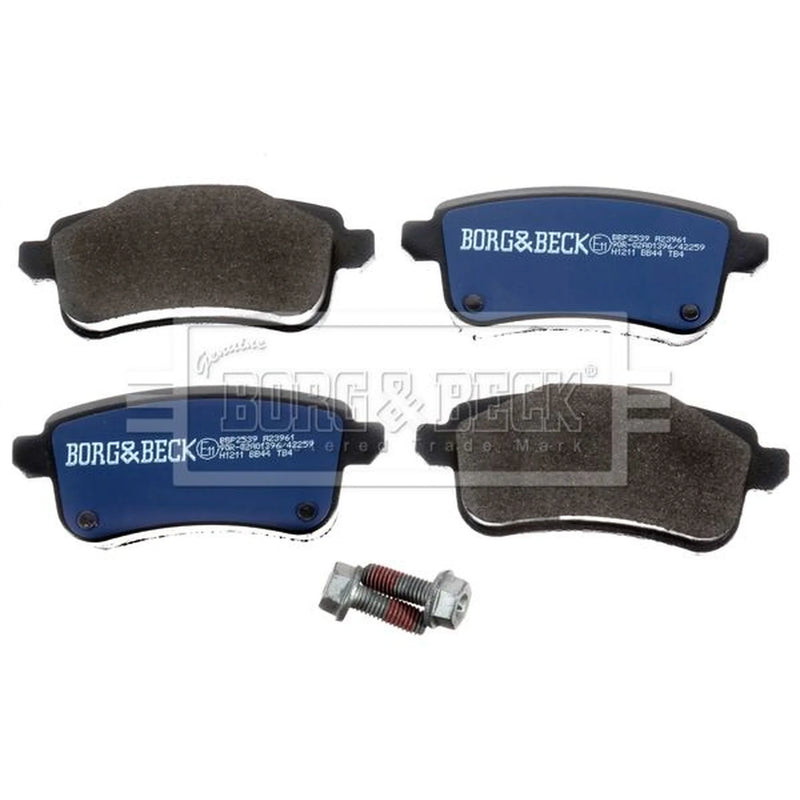 Borg & Beck 4 x Rear Brake Pad Set BBP2539