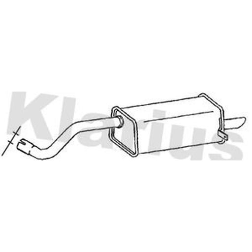 Klarius Box With Tail Pipe Rear RN936B