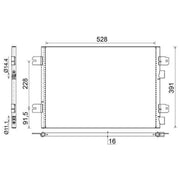 Mahle Air Conditioning Condenser AC 691 000S