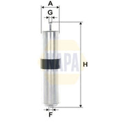 NAPA Fuel Filter Element NFF2086
