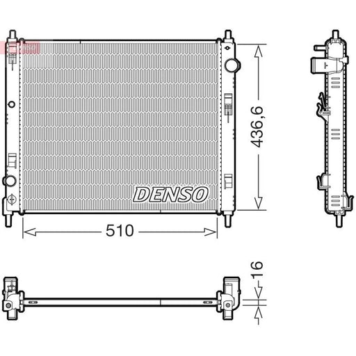 Denso Engine Radiator DRM46078