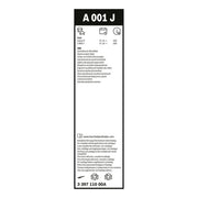 Bosch Wiper Wiper Blade Set 725mm + 725mm — A001J OE 2291756 2291760 2291764