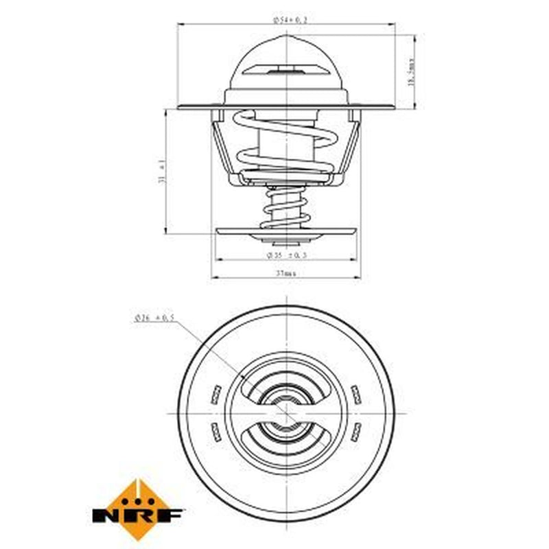 NRF Thermostat,Coolant 725213