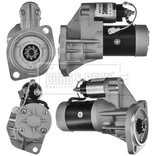 Borg & Beck Starter Motor 12V 2.8kW 9 Teeth BST2042