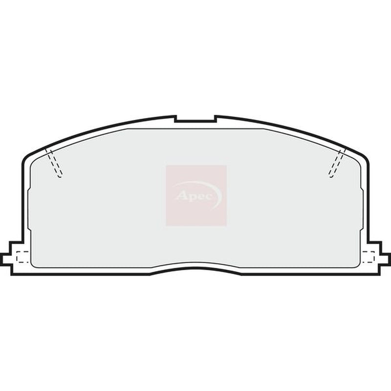 Apec Front Brake Pad Set PAD421