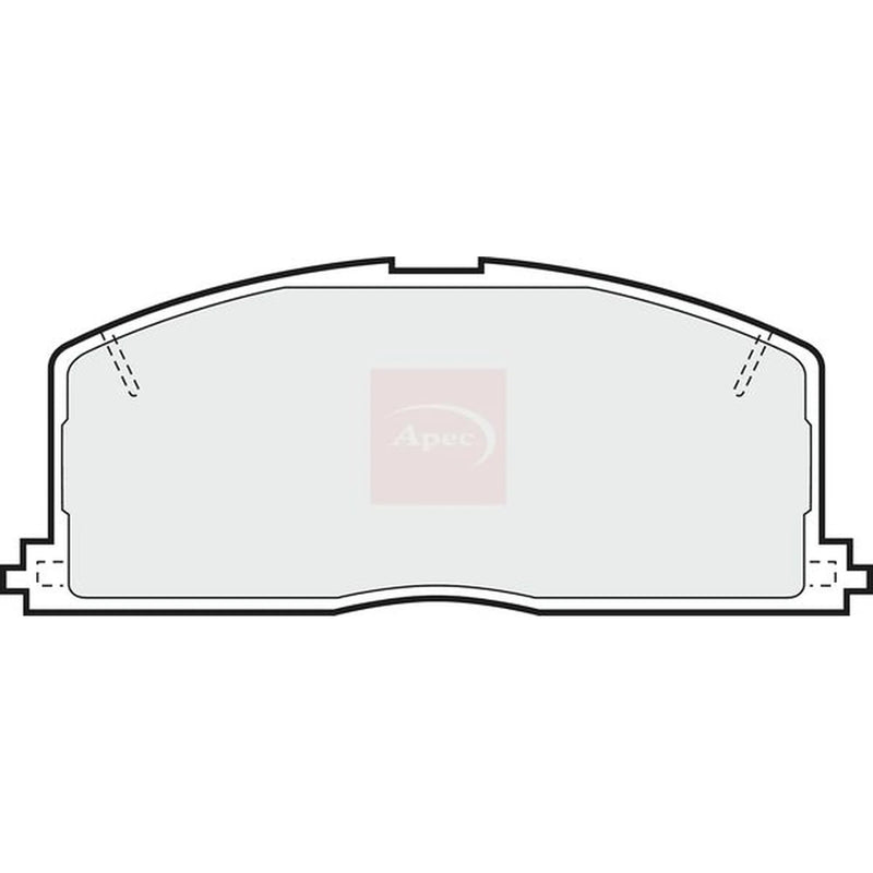 Apec Front Brake Pad Set PAD421