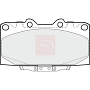Apec Front Brake Pad Set PAD1304