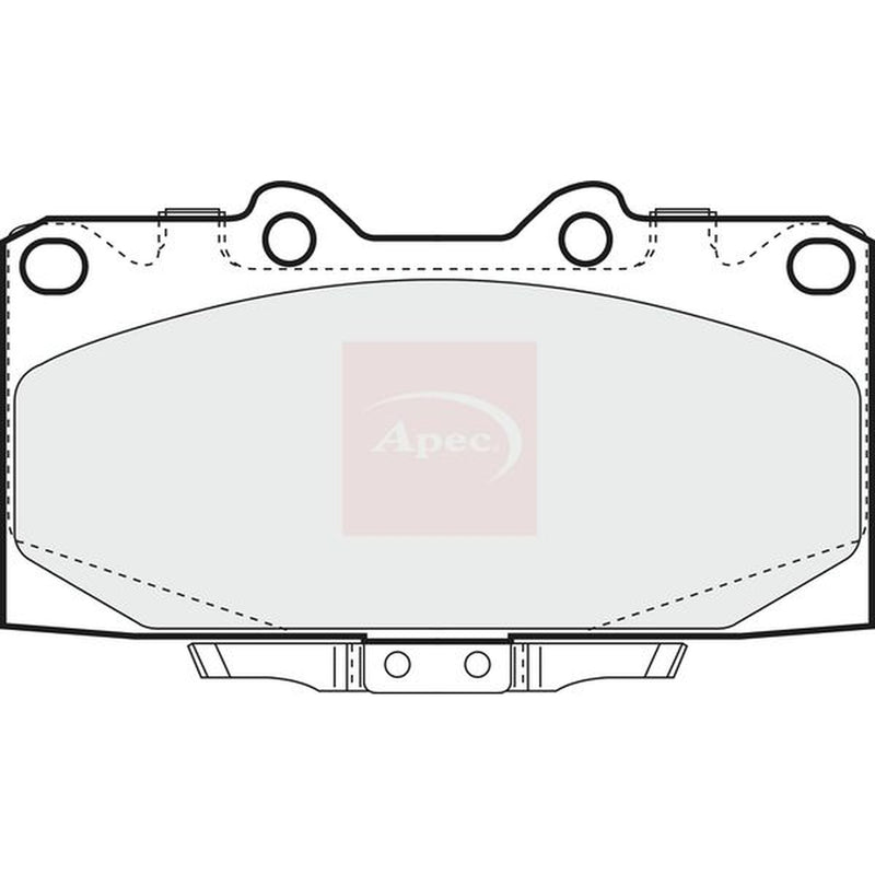 Apec Front Brake Pad Set PAD1304