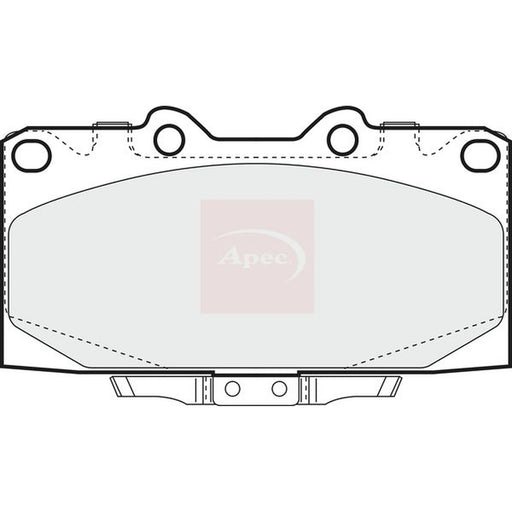 Apec Front Brake Pad Set PAD1304