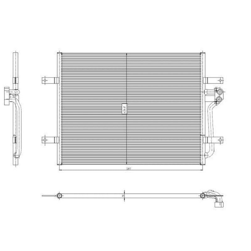 NRF Air Conditioning Condenser 350444