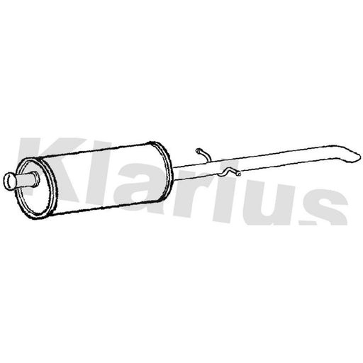 Klarius Box With Tail Pipe Rear RN1016X