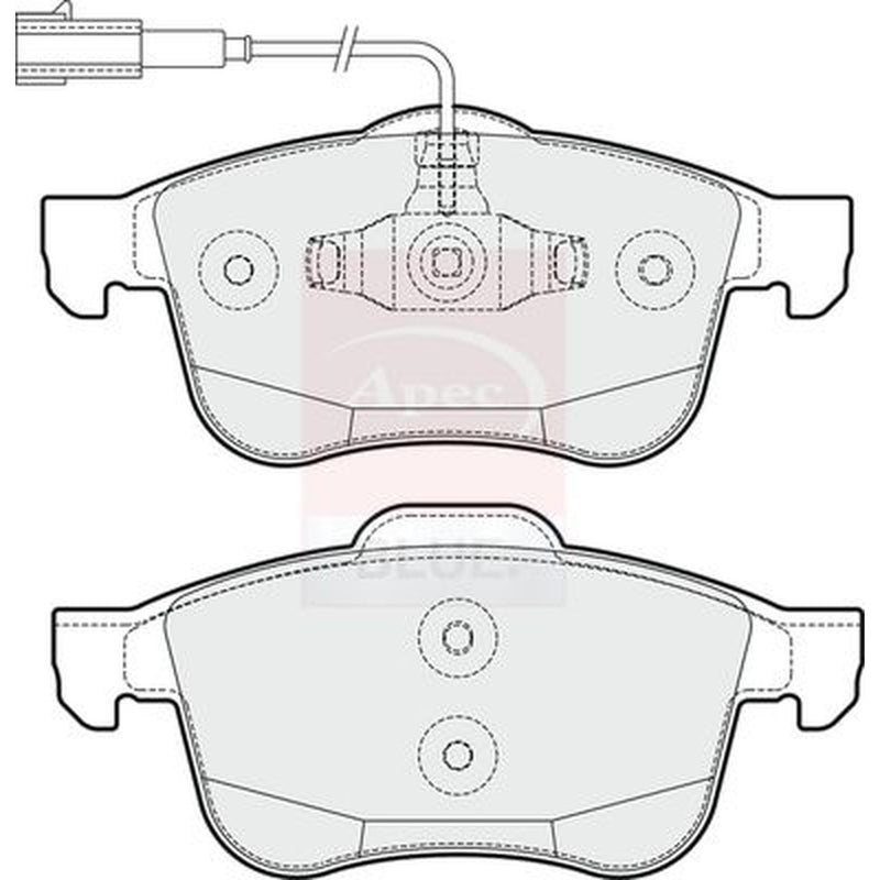Apec Front Brake Pad Set PD3632