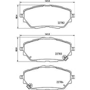 Mintex Front Brake Pad Set MDB4014