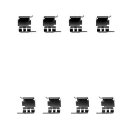 Textar Brake Pad Accessory Fitting Kit Front 82509100