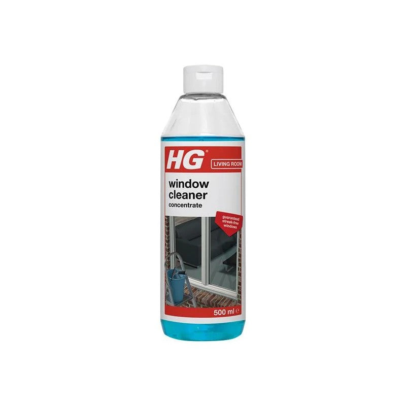 H G Window Cleaner Concentrate 500ml - Streak-Free Formula
