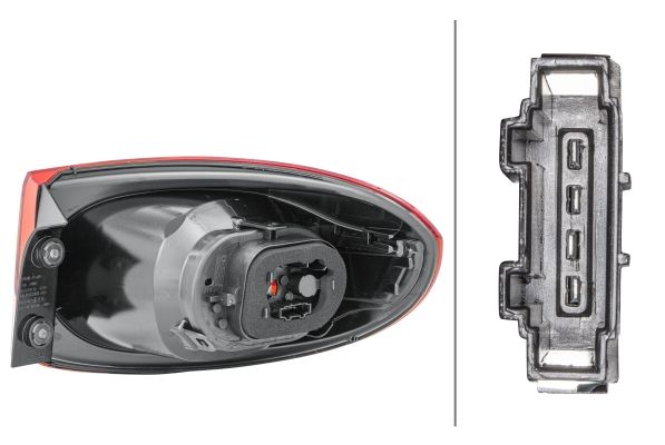 Hella 2SD 009 691-091 Tail Light Assembly