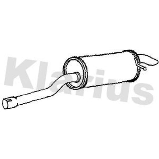 Klarius Box With Tail Pipe Rear AU390L